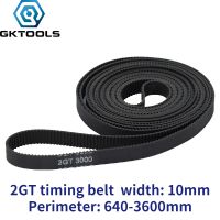 GKTOOLS C-21 3D Printer GT2 10mm Closed Loop Rubber 2GT Timing Belt Width 10mm Length 640 752 760 900 1000 3000 3600 mm