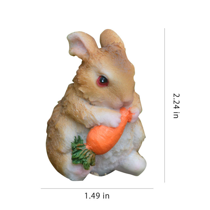 3pcs-garden-รูปแกะสลักกระต่าย-เรซิ่นน่ารัก-miniature-bunnies-figurines-ฤดูใบไม้ผลิอีสเตอร์-bunnies-รูปปั้นโต๊ะเครื่องประดับรูปกระต่ายสำหรับ-garden