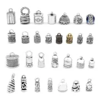 【YF】●◄✗  10pcs Color Metal End Bead Caps Jewelry Finding Charms Tassel Cap Crimp  Accessories