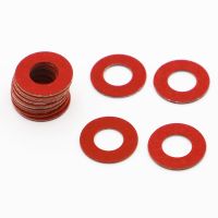 20-100 M2 M2.5 M3 M4 M5 M6 M8 M10 M12 M16 Red Steel Paper Fiber Insulating Flat Washer Insulation Plain Gasket Ring Meson Spacer