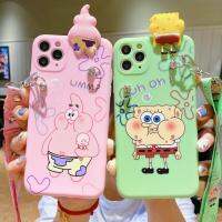 [2023สุดฮอต] เคสเชือกสายโทรศัพท์นิ่มสำหรับ iPhone 12 11 Pro Xs Max Xs XR 6 7 8Plus SE 2020เคสทีพียู