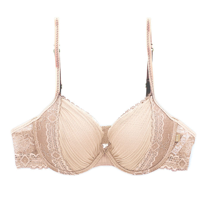 elle-lingerie-molded-bra-pleat-ยกทรงรูปแบบเสริมฟองน้ำ-lb6541