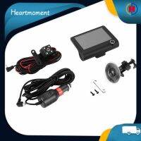 H-MENT 1080P Rotatable Car Driving Recorder 4.0นิ้ว HD หน้าจอกระจกมองหลังกันน้ำกล้องสามตัวพร้อมกล้องดึงด้านหลัง,เลนส์มุมกว้าง170 °,"Picture In Picture", G-Sensor,กล้องถอยหลังถอยหลัง