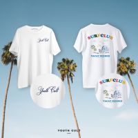 พร้อมส่ง Surf Club พร้อมส่ง ถูกและดี️ เสื้อยืด เสื้อสีขาว เสื้อยืดโอเวอร์ไซส์ เสื้อสไตล์เกาหลี เสื้อเซิร์ฟสเก็ต