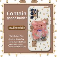 protective case Skin feel silicone Phone Case For OPPO Reno6 4G Cartoon Glitter Skin-friendly feel Anti-fall phone case