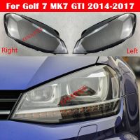 ฝาครอบไฟเปิดปิดอัตโนมัติสำหรับ Volkswagen Golf 7 VW MK7 GTI 2014-2017ฝาครอบไฟหน้ารถเลนส์กระจกโป๊ะไฟกรอบไฟหน้า