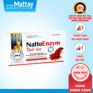 NattoEnzym Red Rice - DHG Pharma - Hộp 20 Viên - Hỗ Trợ Giảm Cholesterol Máu, Làm Tan Cục Máu Đông thumbnail