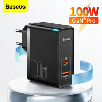 Baseus 100W GaN 5 Pro เครื่องชาร์จ USB PD QC ชาร์จเร็ว4.0 3.0 USB-C Type C ชาร์จเร็วที่ชาร์จสำหรับไอโฟน Xiao Mi POCO MacBook