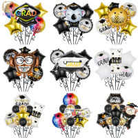 Hot Sale Congrats Grad Balloon Cartoon Graduation Ceremony Aluminum Film Balloon For Classroom Party Decoration