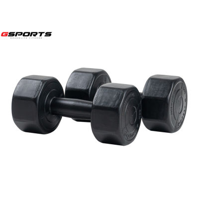 GSports ดัมเบลพลาสติกสีดำ 4 kg แพ็คคู่ Dumbbell Black 4 kg x2