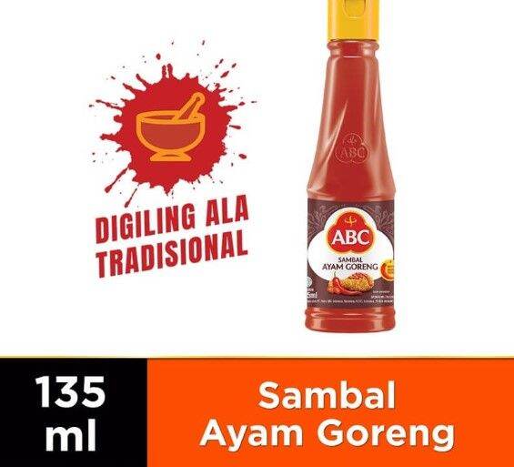Indonesian ABC Hot Chili Spicy Special for Fried Chicken Sambal Ayam ...
