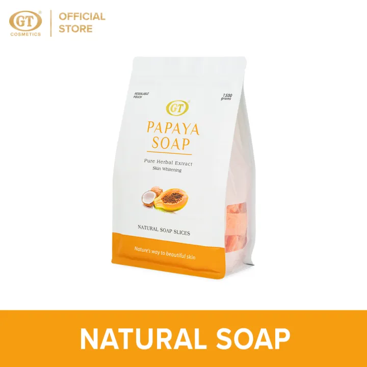 GT Papaya Soap Resealable Pouch 1500g Lazada PH