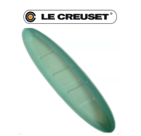 Le Creuset เซรามิกยาวฝรั่งเศส Baguette แผ่นฝรั่งเศสติดแผ่นขนมปังรูปร่างอาหารเช้าแผ่นซูชิแผ่นแผ่นอบ33เซนติเมตร