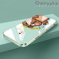 Chenyyka เคสปลอกสำหรับ Samsung J7โปร J7 2018 J7 2017ยกนิ้วโป้งลายหมีดีไซน์ใหม่เคสโทรศัพท์ซิลิโคนกันกระแทกเต็มรูปแบบฝาปิดเลนส์กล้องกล่องกันกระแทกเคสนิ่ม