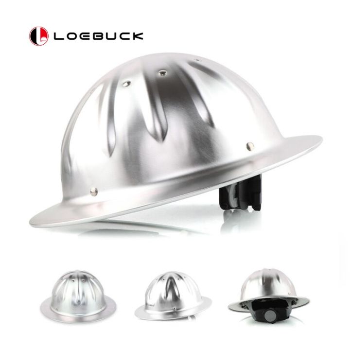 loebuck-หมวกกันน็อค-gm762-อลูมิเนียมอัลลอยด์ไซต์คนงาน-งานก่อสร้างกลางแจ้ง-หมวกป้องกันการชนกัน-หมวกกันน็อคผู้นำ-หมวกโลหะผสมอลูมิเนียม
