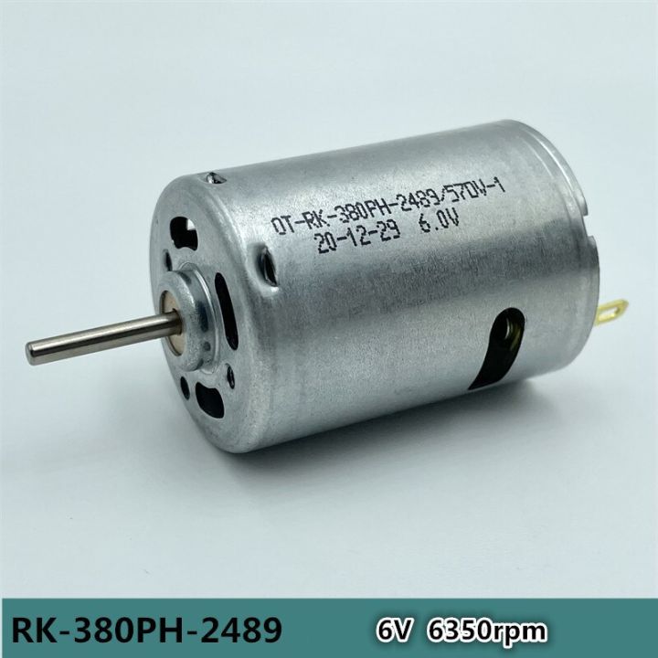 brand-new-6v-12v-380-dc-motor-rk-380ph-2489-6v-6350rpm-crbon-brush-electric-motors