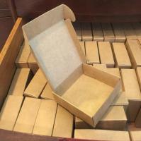 100pcs Kraft paper gift packaging box custom carton cardboard box handmade soap Jewelry Candy packages paper box small