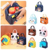 3D Three-dimensional Bento Bag Cute Cartoon Bento Bag Storage Box Bag Canvas Lunch Bag Lunch Handbag Bag Insulation E2S4