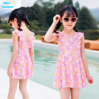 Ready Stock Sswimsuit For Kids ชุดว่ายน้ำเด็กเด็กผู้หญิง Quick Drying Sunscreen One-Piece Swimsuit