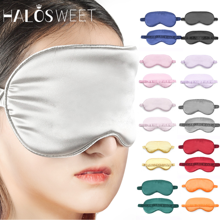Imitated Silk Eye Mask for Sleeping Breathable Eyeshade Cover Sleeping