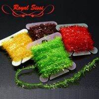 【DT】hot！ 5cards set cactus Tinsel yarn 10optional colors 5meters/card Flash Cactus tinsel bonefish flies tying materials