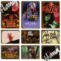 Classic Movie The Evil Dead Metal Vintage Tin Signs for Bar Pub House Coffee Home Bathroom Room Man Cave Garage Decoration