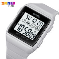 SKMEI 1960ผู้หญิง Dual Time กีฬานาฬิกาปลุก Chrono นับถอยหลัง50M กันน้ำ