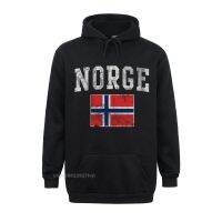 Vintage Norge Flag Of Norway Norwegian Long Sleeve Shirt Family Cotton Men Long Sleeve Custom High Quality Hoodies S Size Xxs-4Xl