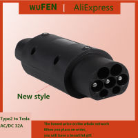 WUFEN ประเภท2เพื่อเทสลาอะแดปเตอร์ Dcac Type2เทสลาอะแดปเตอร์ EV ชาร์จ IEC 62196ซ็อกเก็ตสำหรับเทสลารุ่น Sx 3