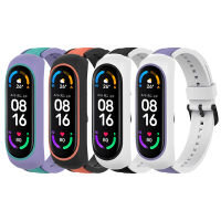 สำหรับ Xiaomi Mi วง6 5 4 3สายรัดซิลิโคนเหลวสำหรับ MIBand 6 4สายรัดข้อมือสร้อยข้อมือสำหรับ Xiaomi MI วง5สายรัดข้อมือเปลี่ยน