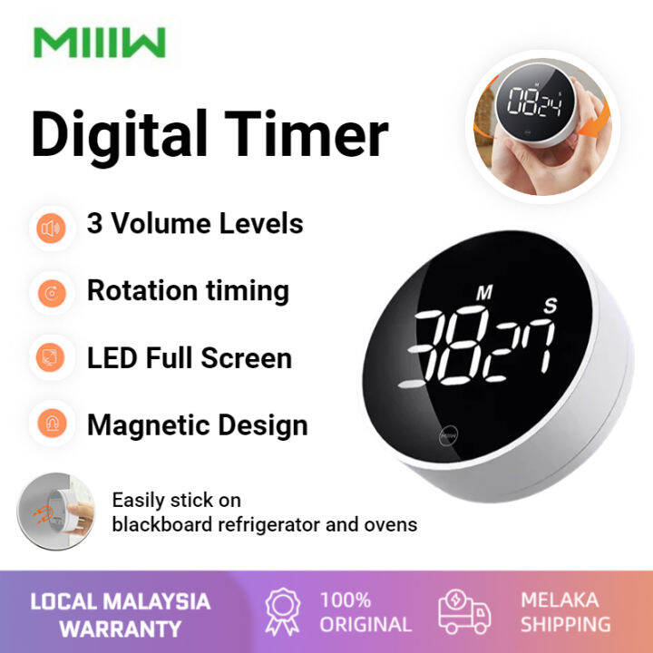 Xiaomi MIIIW Rotation Timer Mute Adjustable Full LED Digital Screen