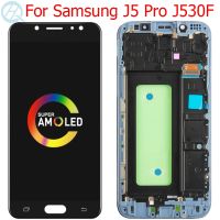 J530f Amoled จอ Lcd สำหรับ Samsung Galaxy J5 Pro Display พร้อมกรอบ5.2 "J5 Sm-J530f จอแสดงผล Lcd แบบสัมผัสหน้าจอ