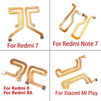 เครื่องสแกนลายนิ้วมือใหม่ Touch ID Connect ปุ่มโฮมเมนบอร์ด Flex Cable สําหรับ Redmi 7 8 8A Note 7 / สําหรับ Xiaomi Mi Play