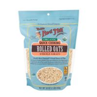 ข้าวโอ๊ต บด ออร์แกนิค สุกไว 454g Organic Quick Cooking Rolled Oats Whole Grain Bobs Red Mill Oat