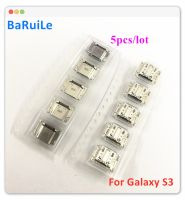 【▼Hot Sales▼】 ganghuang44704037 Baruile แจ็คไฟชาร์จพอร์ตไมโคร Usb ขนาดเล็ก5ชิ้นสำหรับ Samsung Galaxy S3 I9300 I9305 Usb ขั้วต่อ Micro Usb 11pin เต้ารับไมโคร Usb