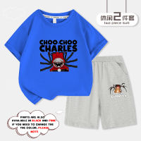 Choo-Choo Charles เสื้อยืดเด็กฮาราจูกุเกมเสื้อยืดชายหญิงต้นฉบับการ์ตูนคนพิมพ์ท็อปส์เสื้อผ้าเด็ก