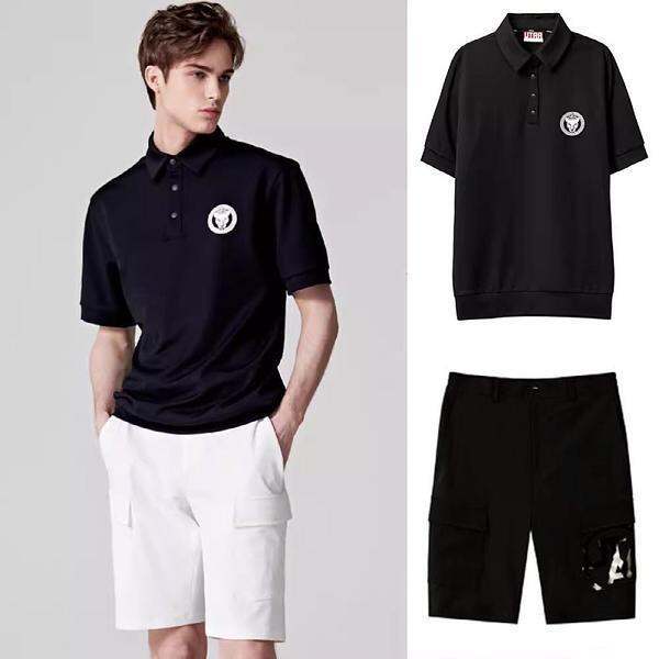 23 new UTAA golf men's shorts shortsleeved summer sports quickdrying