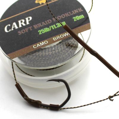 【CC】 20m Carp Fishing Accessories Hair Rig Set Made Tied Rigging With Boilie Tackle