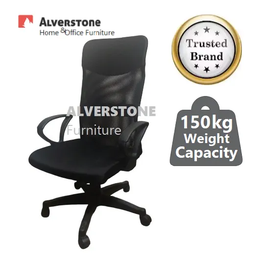 Alverstone Heavy Duty 150 Kg Capacity Office Executive Chair, Ergonomic  Chair, Computer Chair, Swivel Chair, Mesh Back Chair, High Back Chair |  Lazada PH