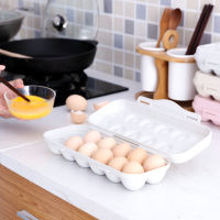 Transparent Egg Holder Stackable Egg Organizer Egg Grid With Lid Household Storage Box Divided Egg Tray