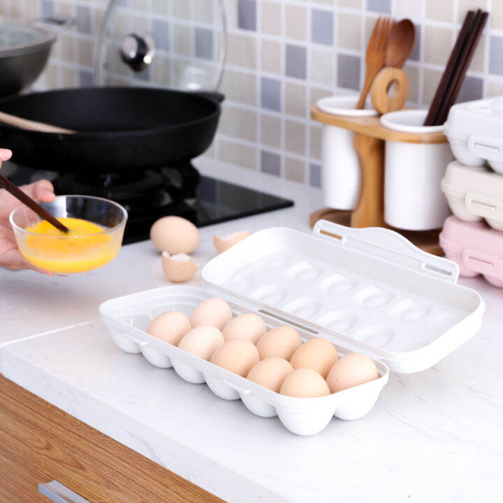 kitchen-refrigerator-fresh-keeping-box-refrigerator-egg-storage-solution-buckle-type-egg-storage-box-divided-egg-tray-egg-grid-with-lid