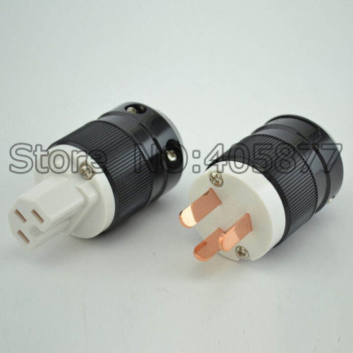 red-copper-au-power-cord-plug-australian-power-connector-chinese-power-plug-for-diy-power-cable