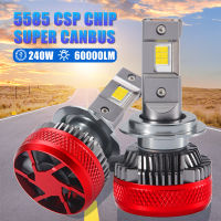 Carshark 240W H7 H4 LED Headlight Canbus LM H1 H11 H8 H9 HB4 HB3 HIR2 9005 9006 9012 Turbo Lamp 6000K 5585 CSP Car Light