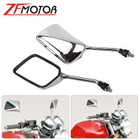 Universal ด้านหลังกระจกมองหลังสำหรับ Honda CB750 CB1000 CB1300 CB-1 VTEC VT250 VYR รถจักรยานยนต์สกู๊ตเตอร์ส่วนใหญ่