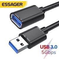 【Corner house】 Essager สายต่อ USB USB 3.0ชายกับหญิง Extender สายไฟสำหรับสมาร์ททีวีแล็ปท็อปพีซี Xbox USB 3.0 2.0ส่วนต่อขยายสายเคเบิล