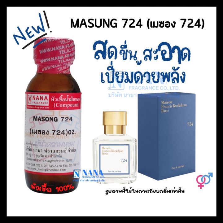 หัวเชื้อน้ำหอม-100-กลิ่นเมซอง-724-masong-724