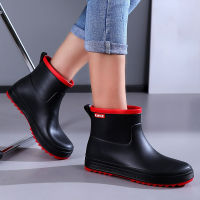 ข้อเท้า Rain Boot กันน้ำผู้ชายรองเท้ายางสำหรับตกปลาสามี galoshes Man ทำงานและความปลอดภัย rainshoes Rain BOOTS Man