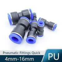 Pipe Fitting PU 4mm-16mm Connector Pneumatic Quick Connector For Air Water Tube Pipe Fittings Accessories