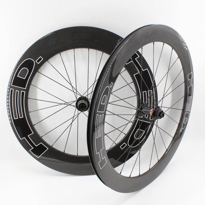 Original New 700C Road Bike full carbon fibre bicycle wheelset tubular