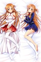 180cm Sword Art Online Yuuki Asuna Manga Dakimakura Throw Pillow Case Long Sleeping Pillwcase Moegirl Cushion Cover Room Decora